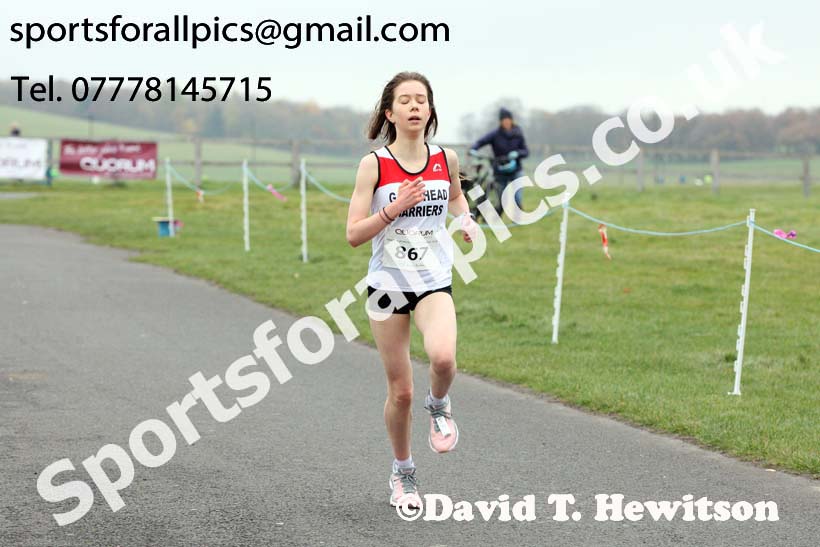 Mens and womens under-17s and under-20s, Heaton Memorial 10k Road Race, Newcastle Town Moor. Photo:  David T. Hewitson/Sports for All Pics